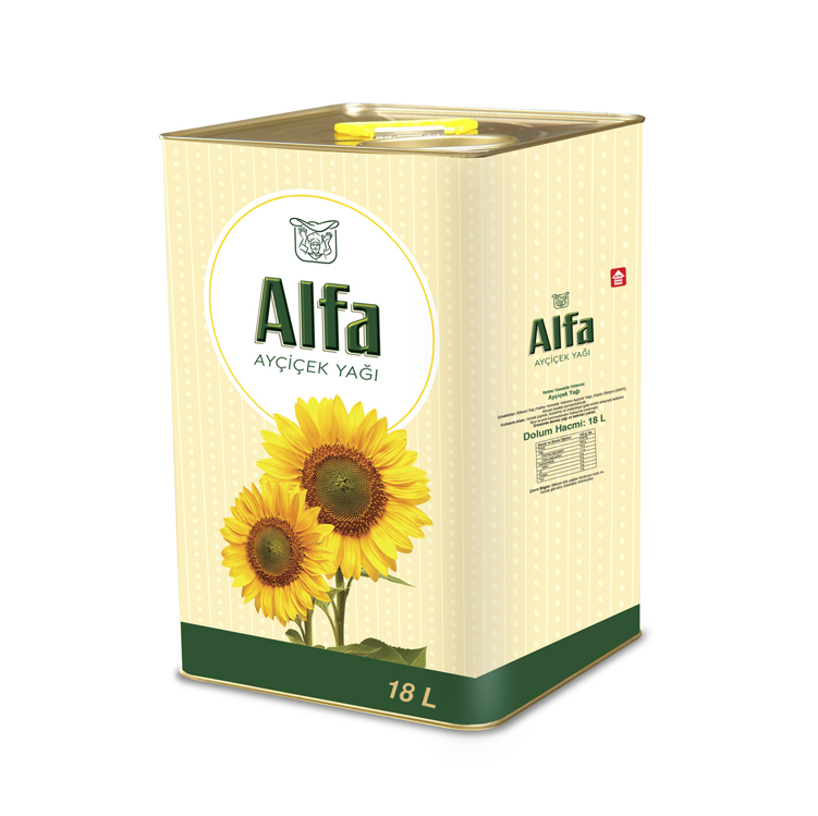 Alfa Ayçiçek Yağı 18 Kilo